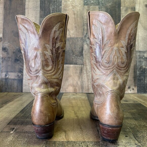 Charlie 1 Horse Lucchese Pointed Toe Western Cowboy Boots Womens 6 B - Picture 8 of 12